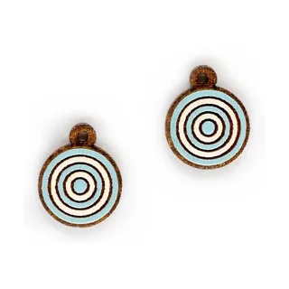 Circle Stripes – Modrá