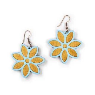 Elegant Bloom Outline – Modrá 2