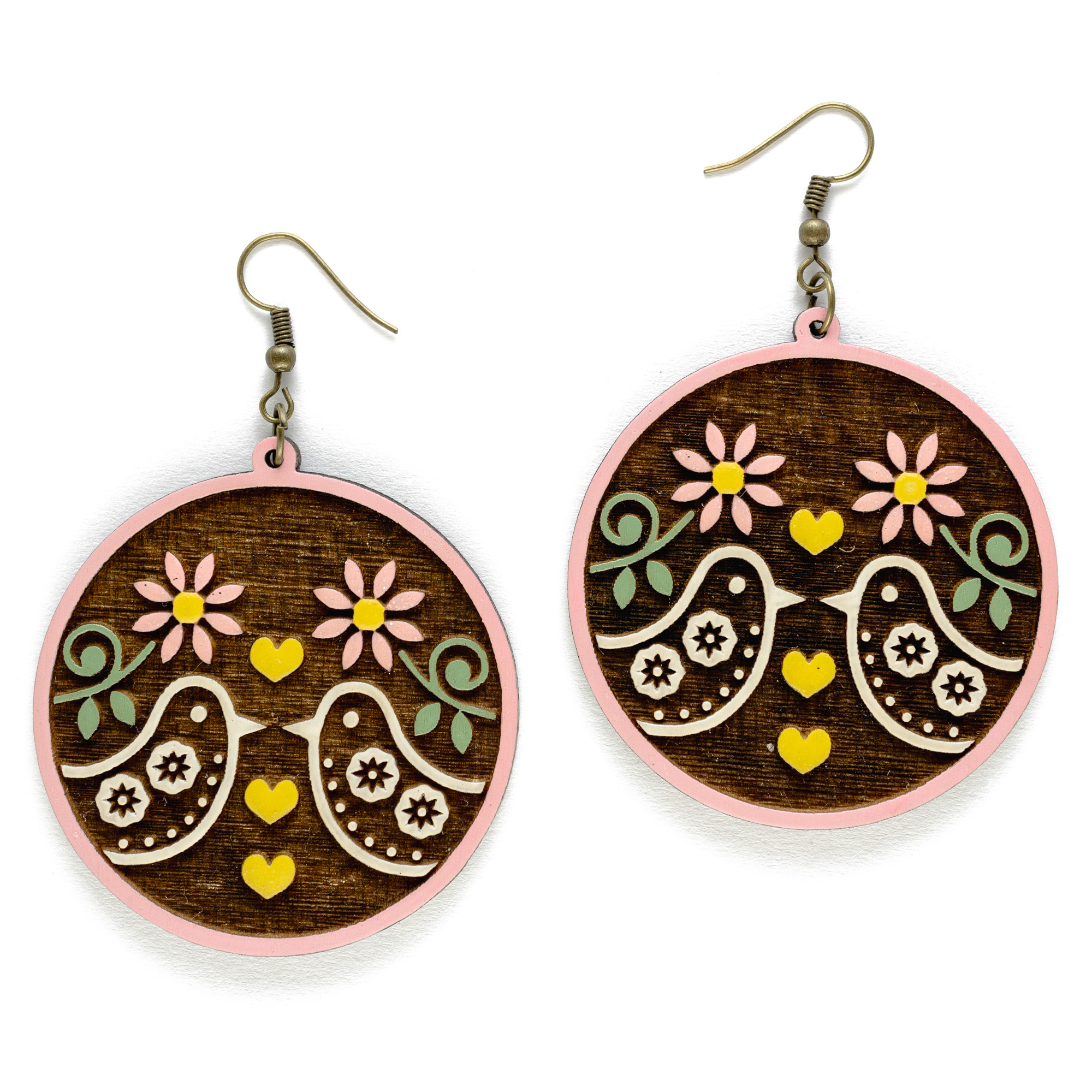 Lovebirds Floral Harmony - Pestrofarebná