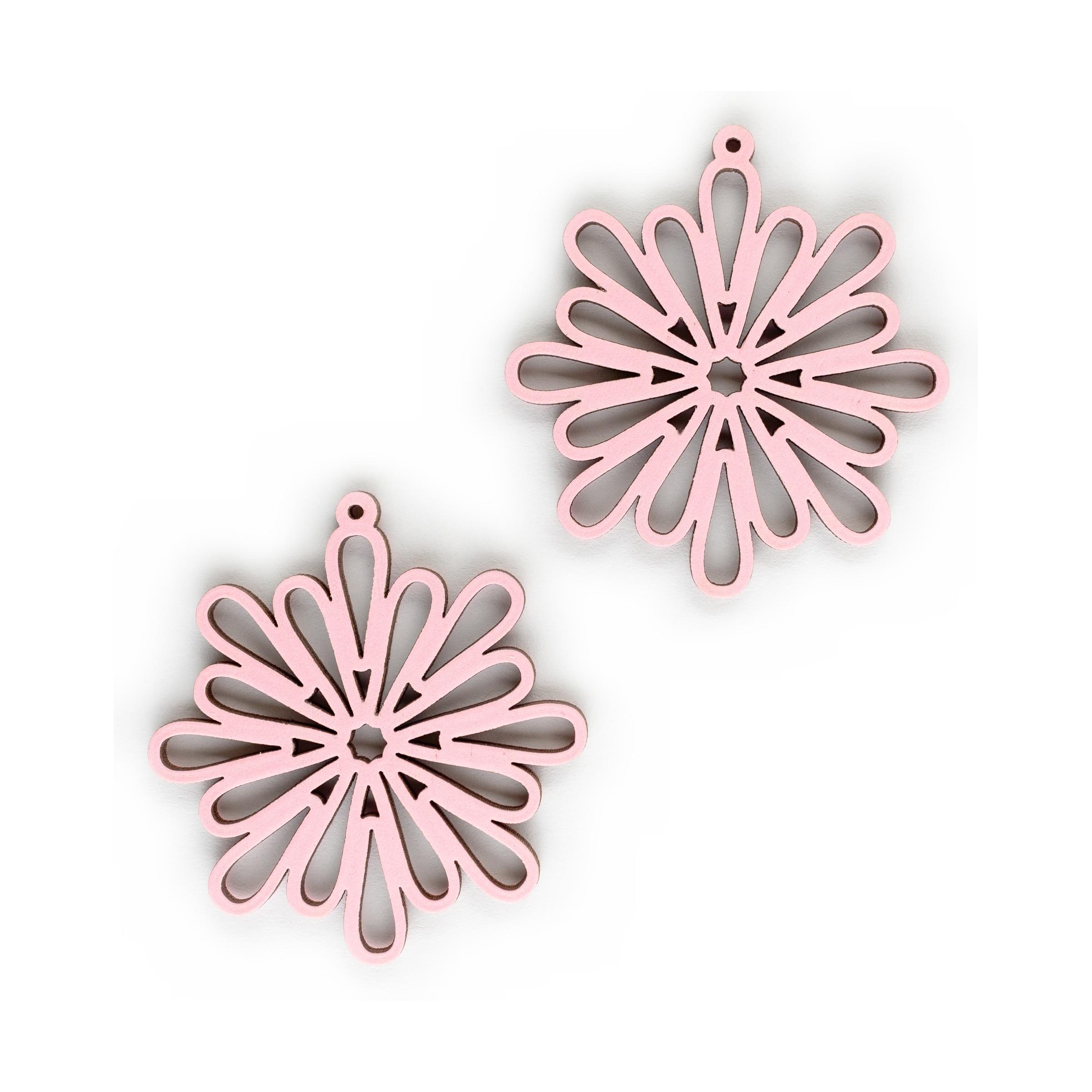 Snowflake - Ružová