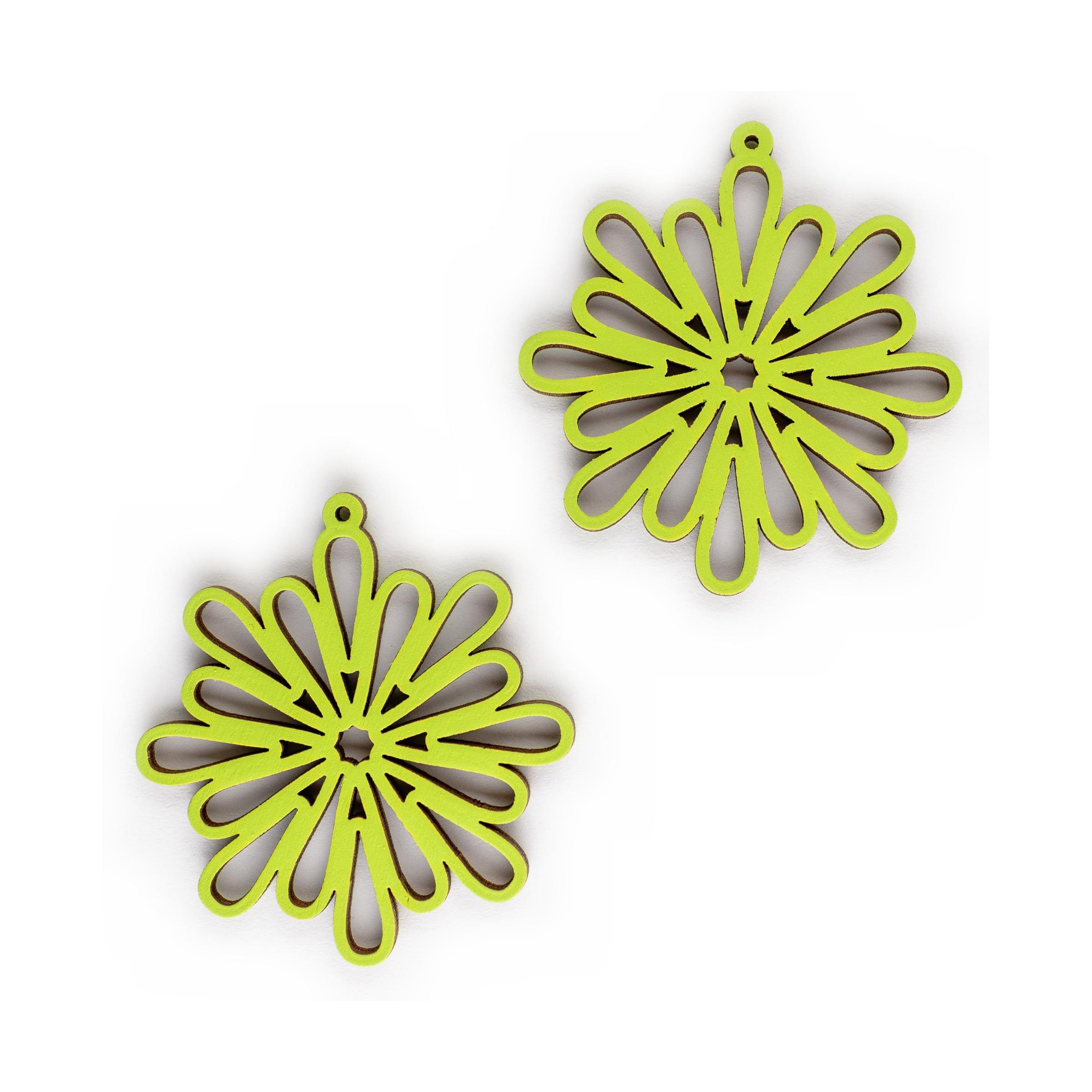 Snowflake - Zelená