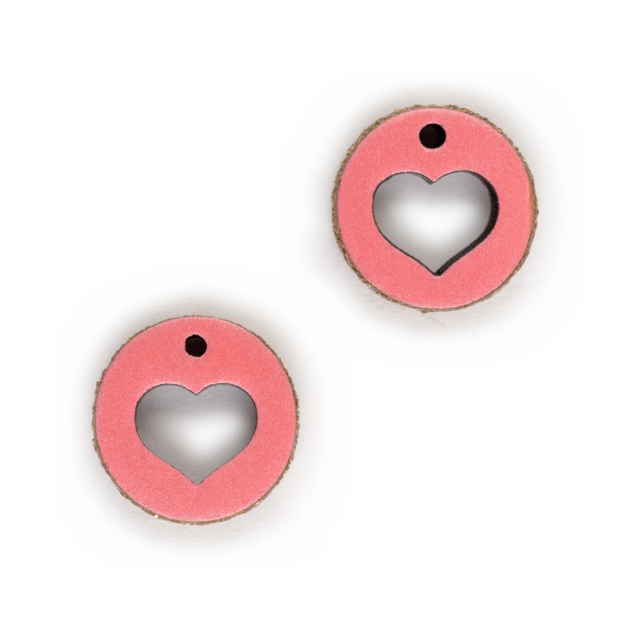 Heart Circle - Ružová