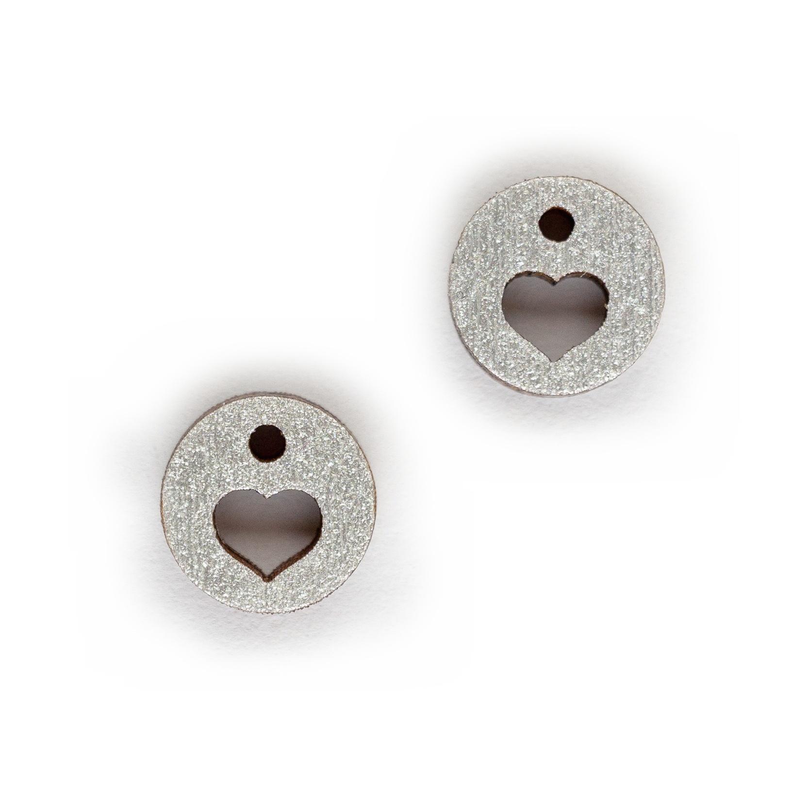 Heart Circle - Silver