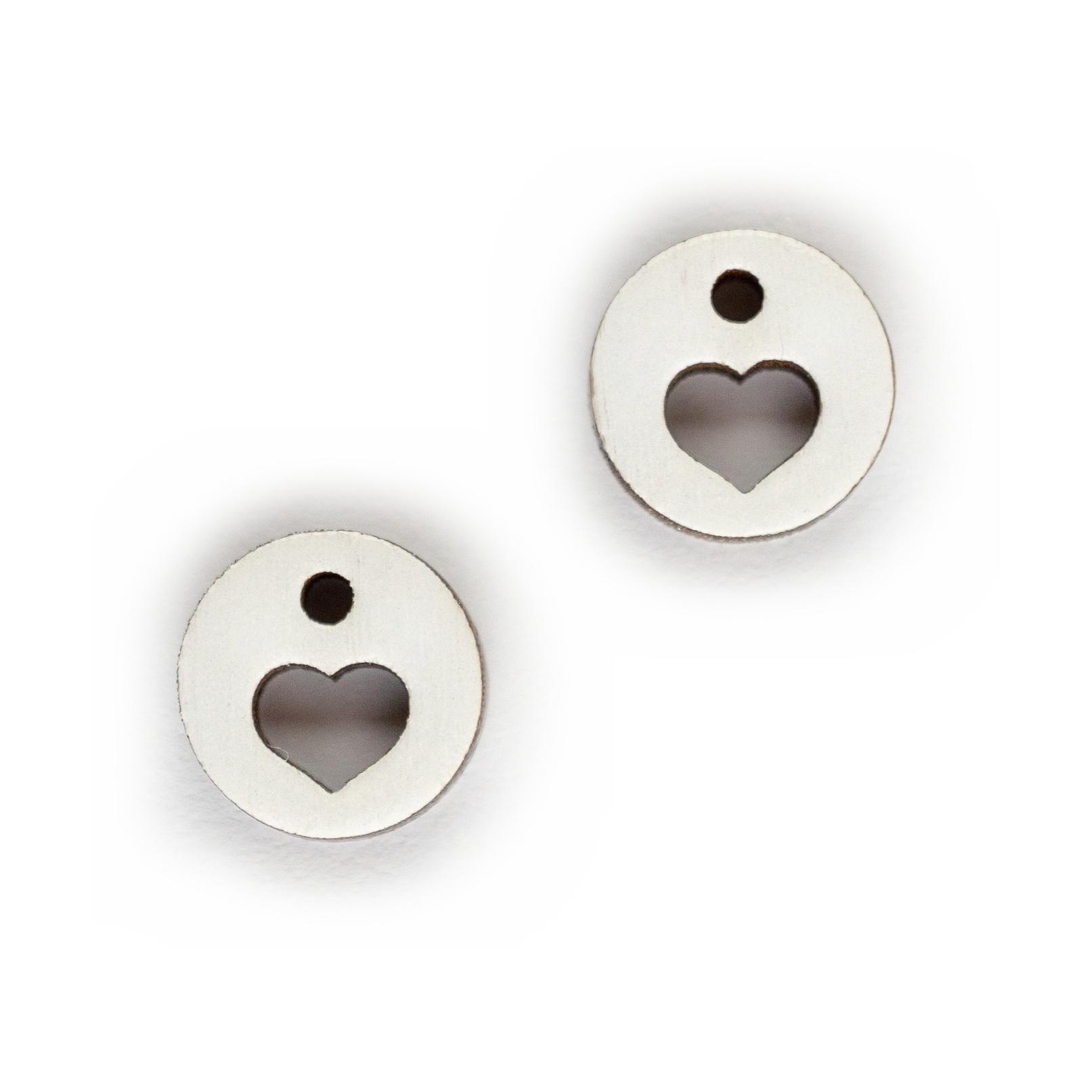 Heart Circle - White 2