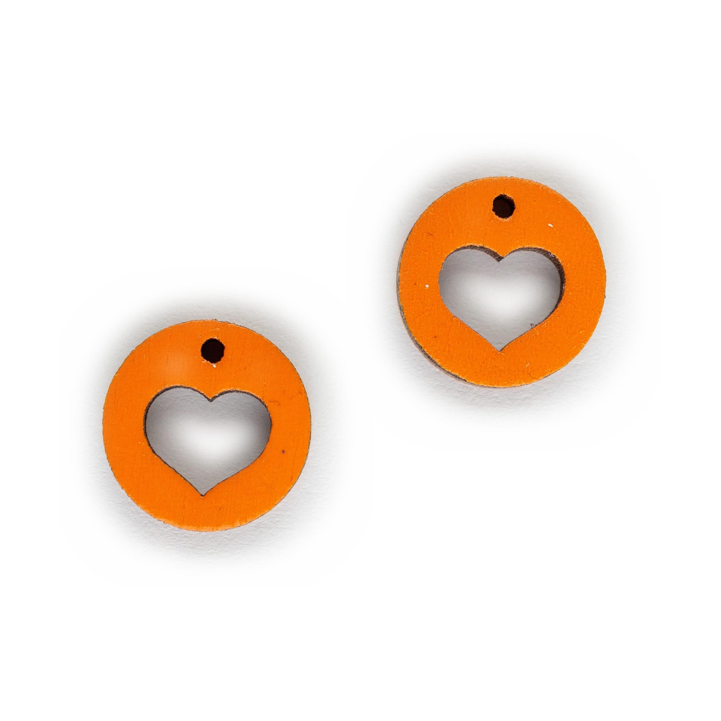 Heart Circle - Oranžová