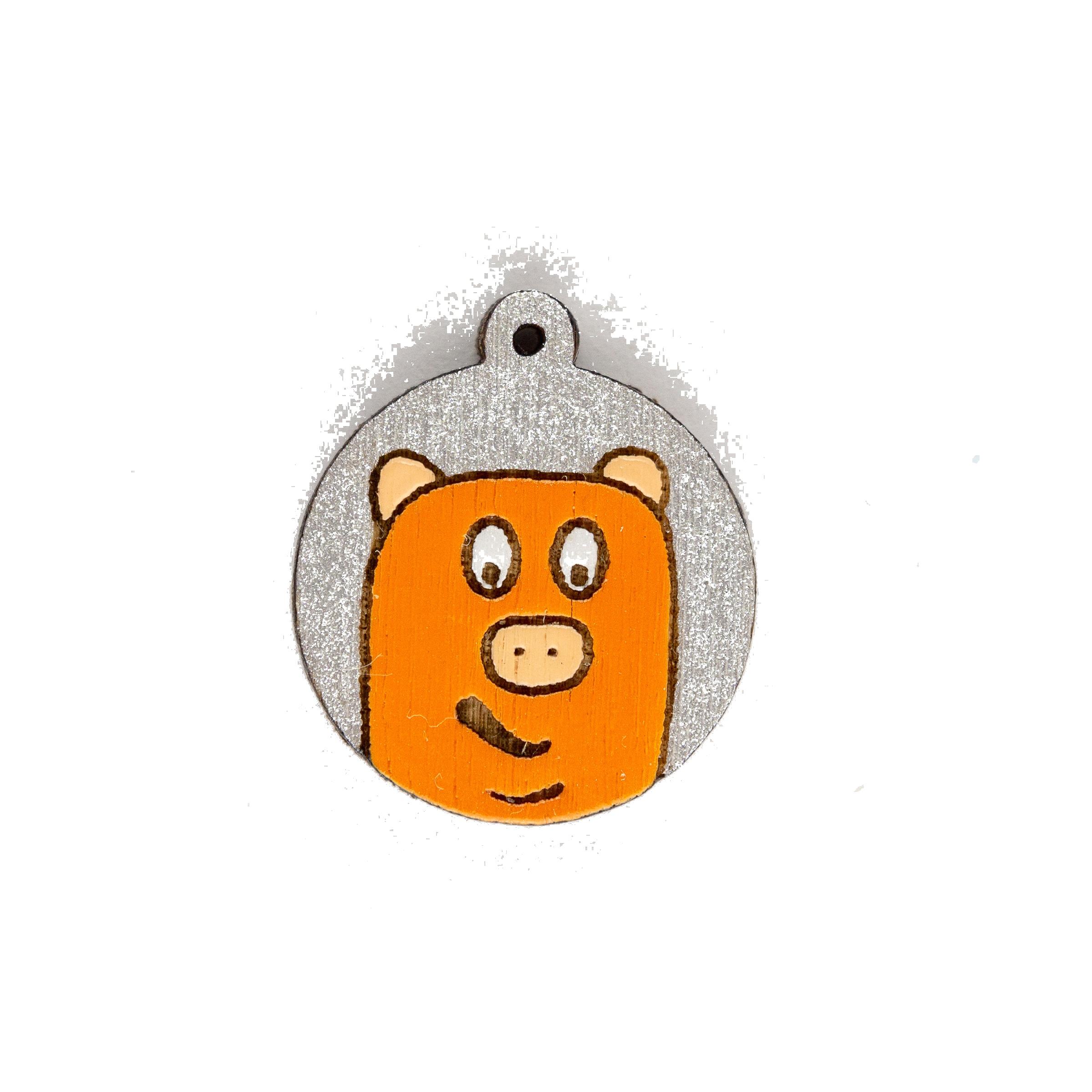 Curious Piggy - Oranžová