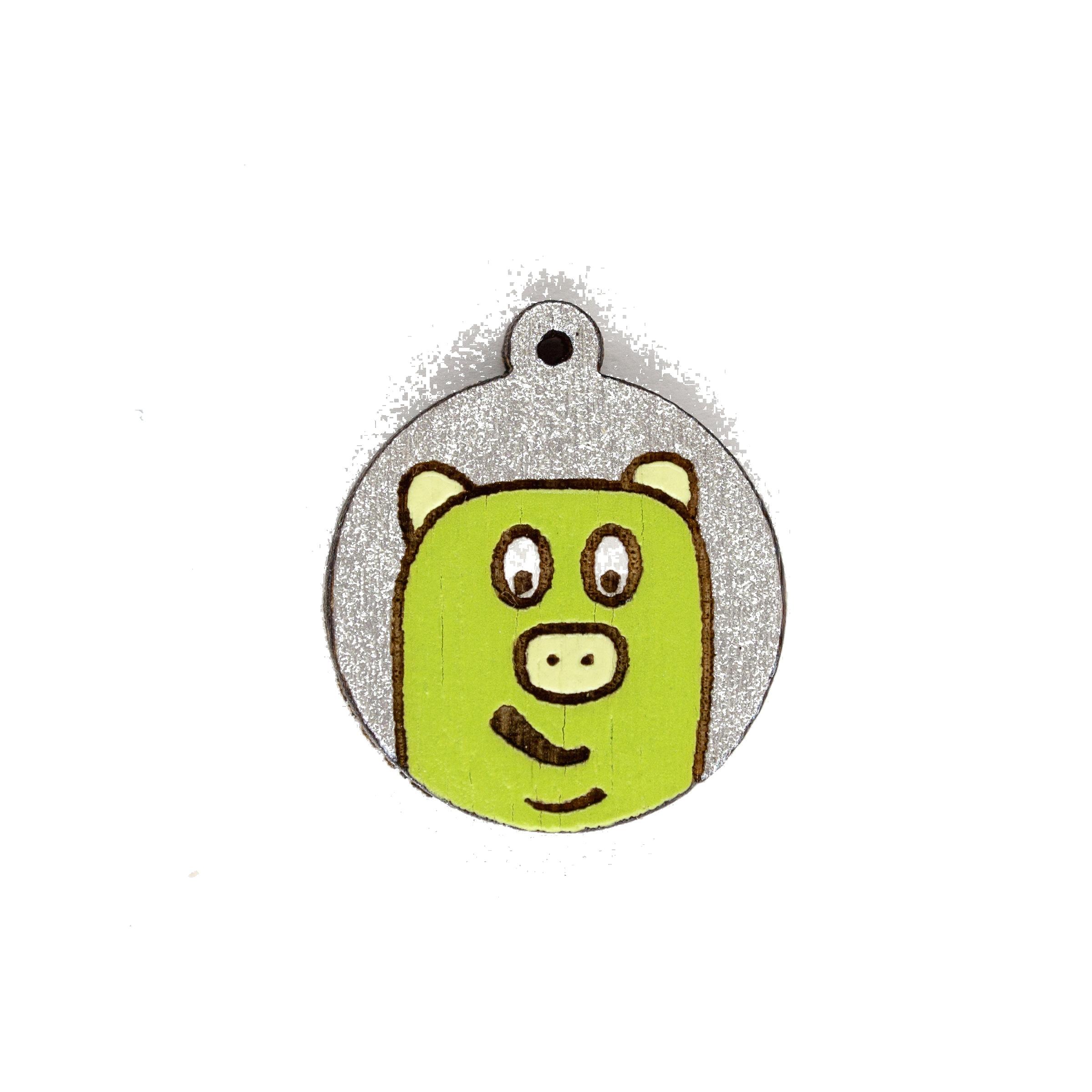 Curious Piggy - Zelená