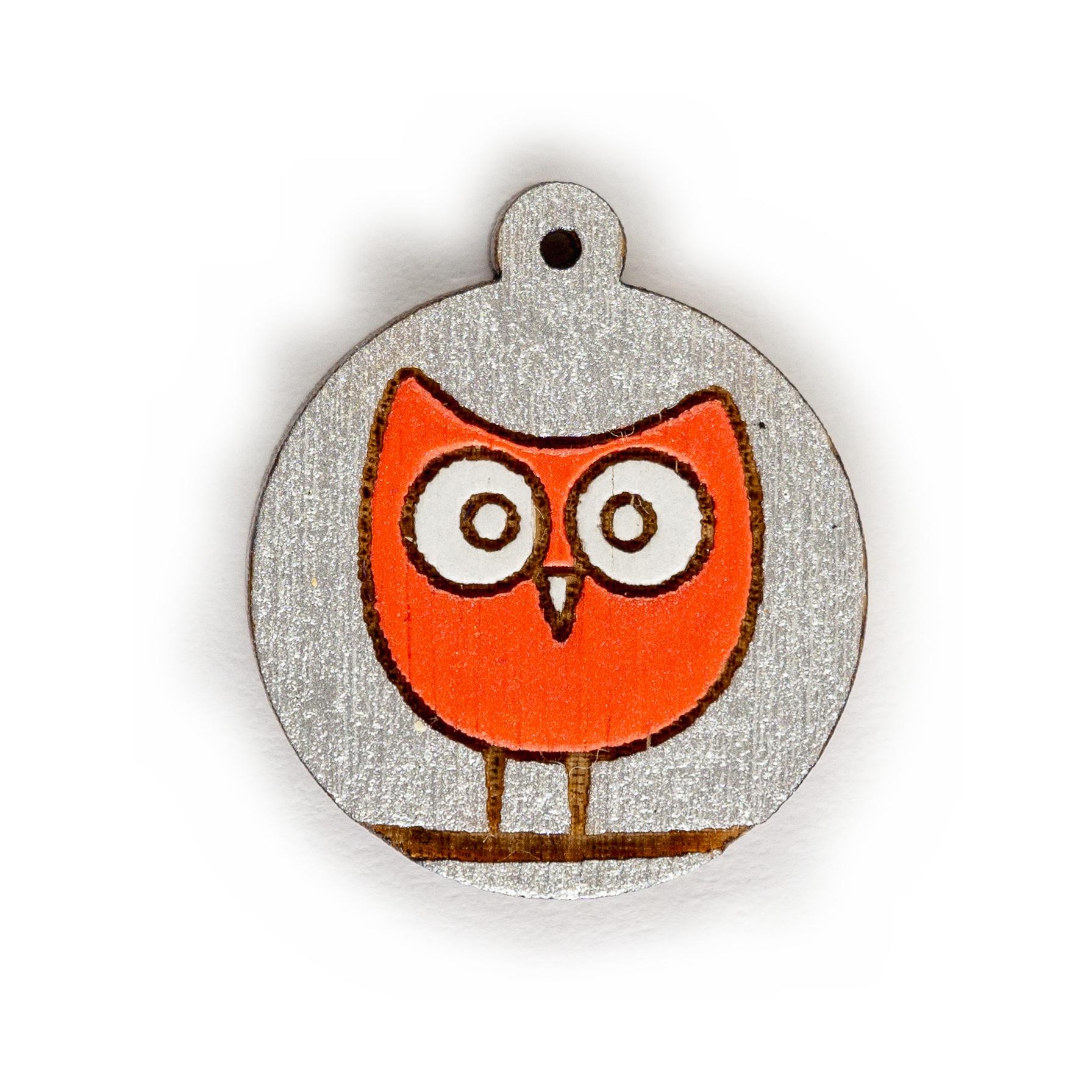 Curious Owl - Červená