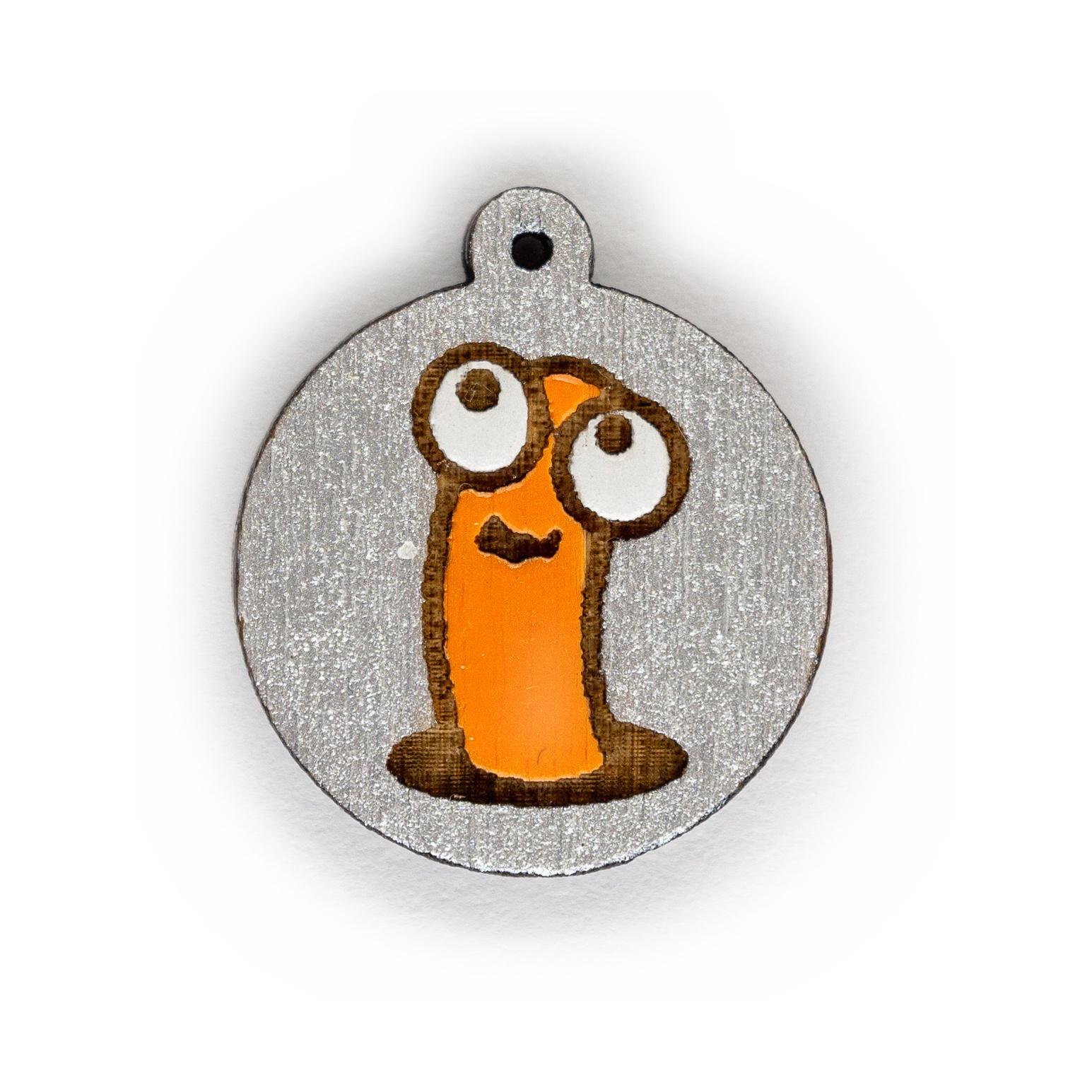Curious Worm - Oranžová