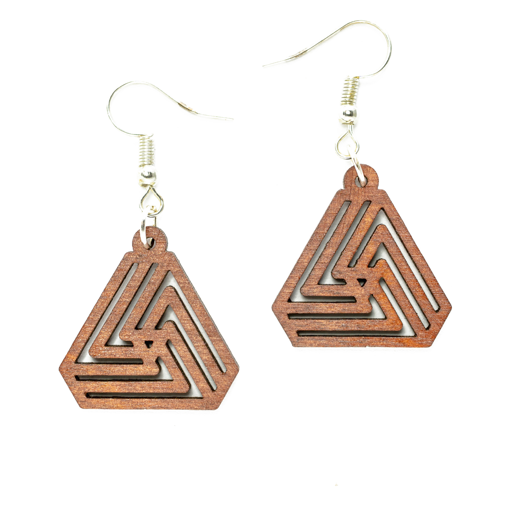 Spiral Triangle - Hnedá