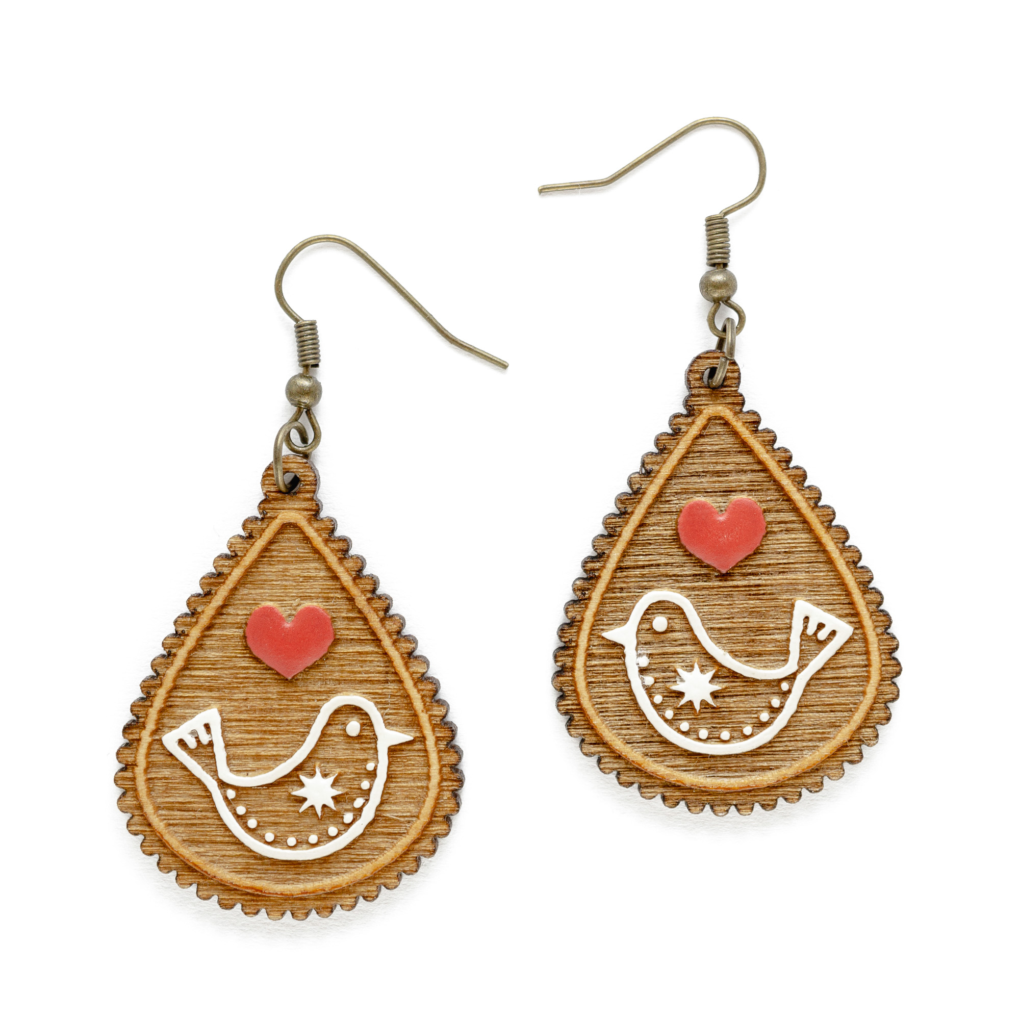 Starbird Love Line Art Teardrop - Biela 2