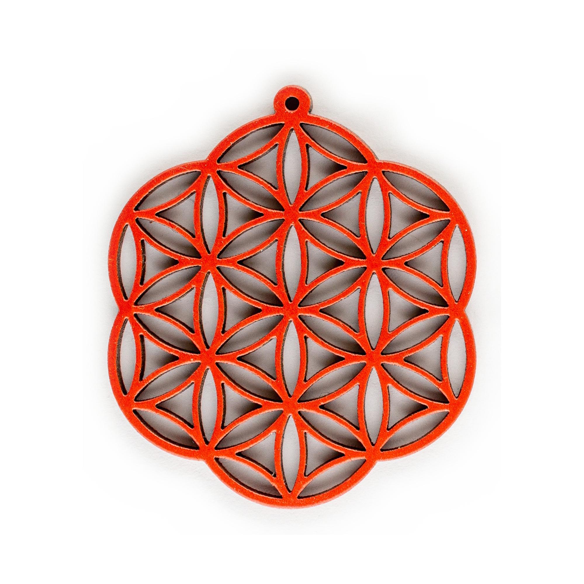 Flower of Life - Červená