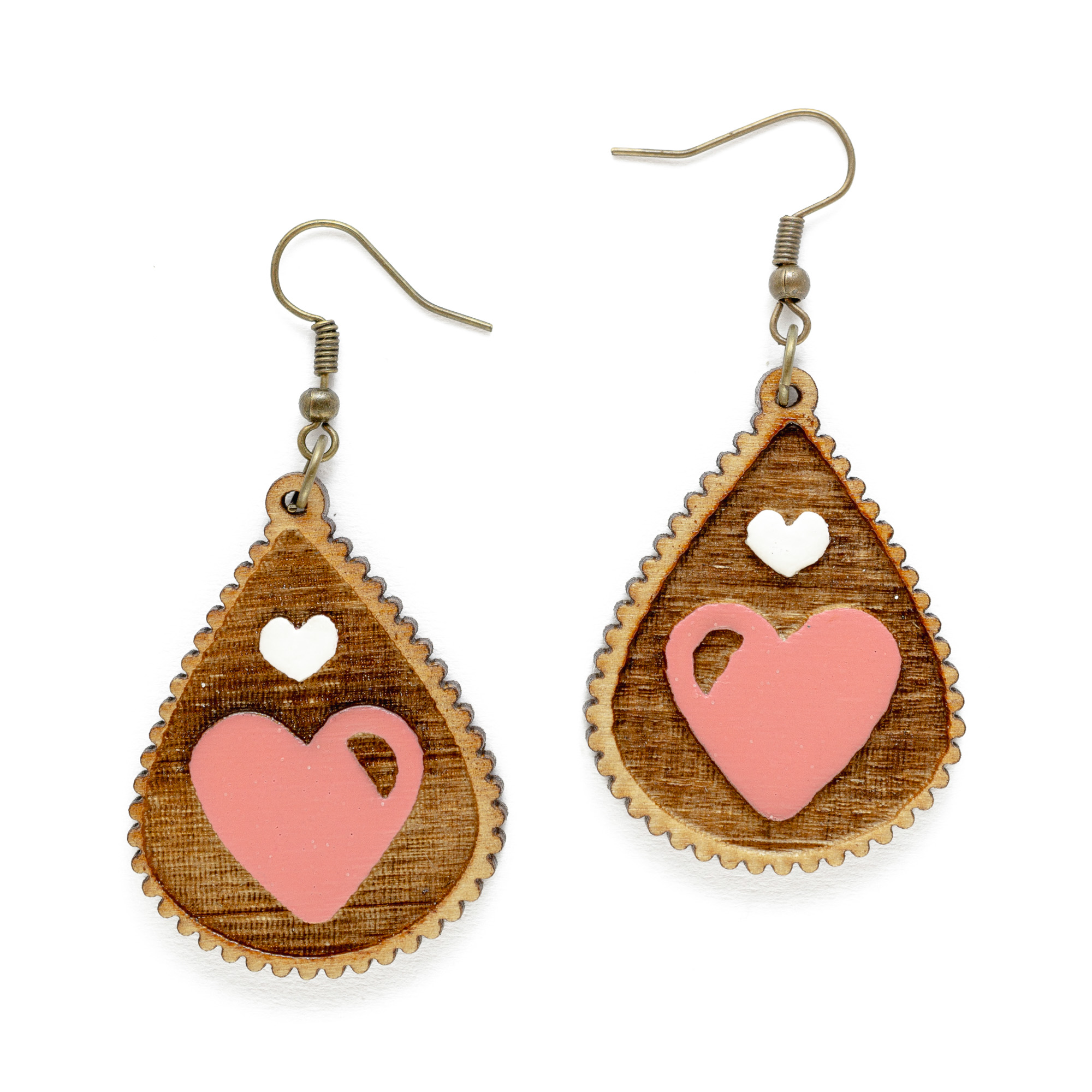 Heart Duo - Ružová