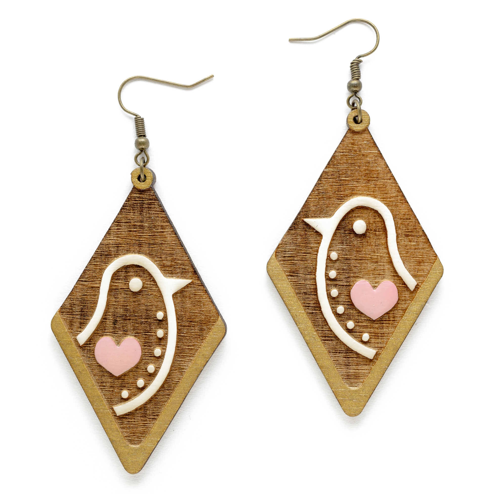 Lovebird Line Art - Biela