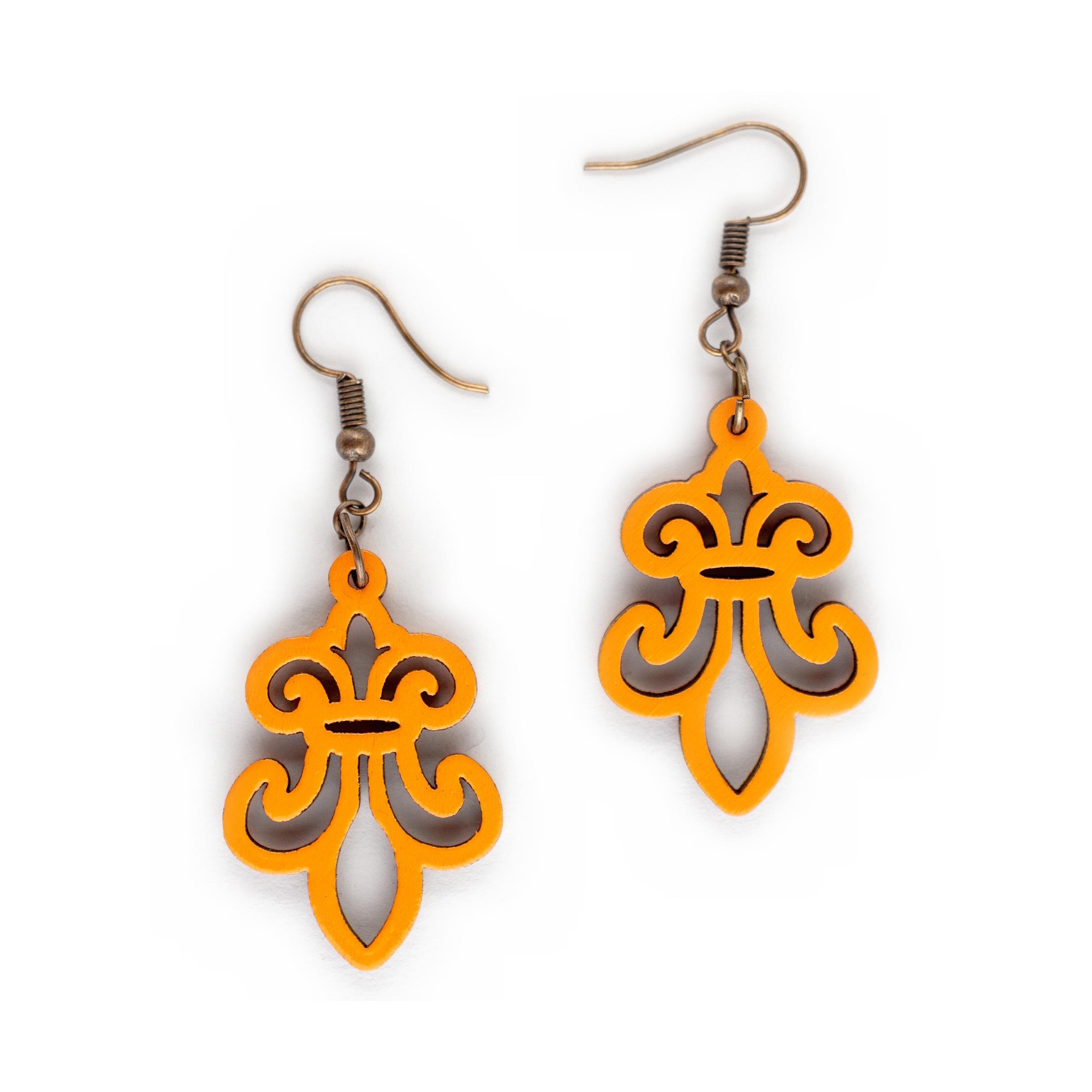 Fleur De Lis - Orange