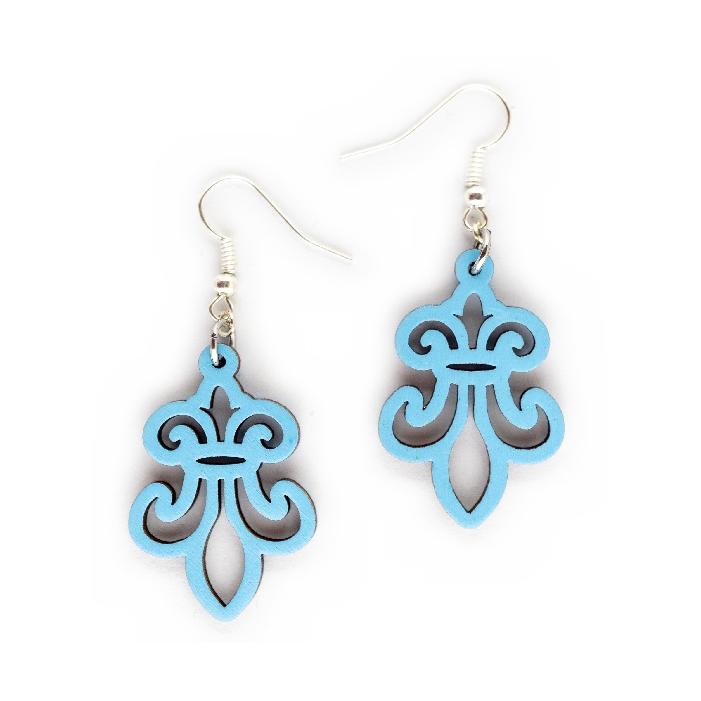 Fleur De Lis - Turquoise