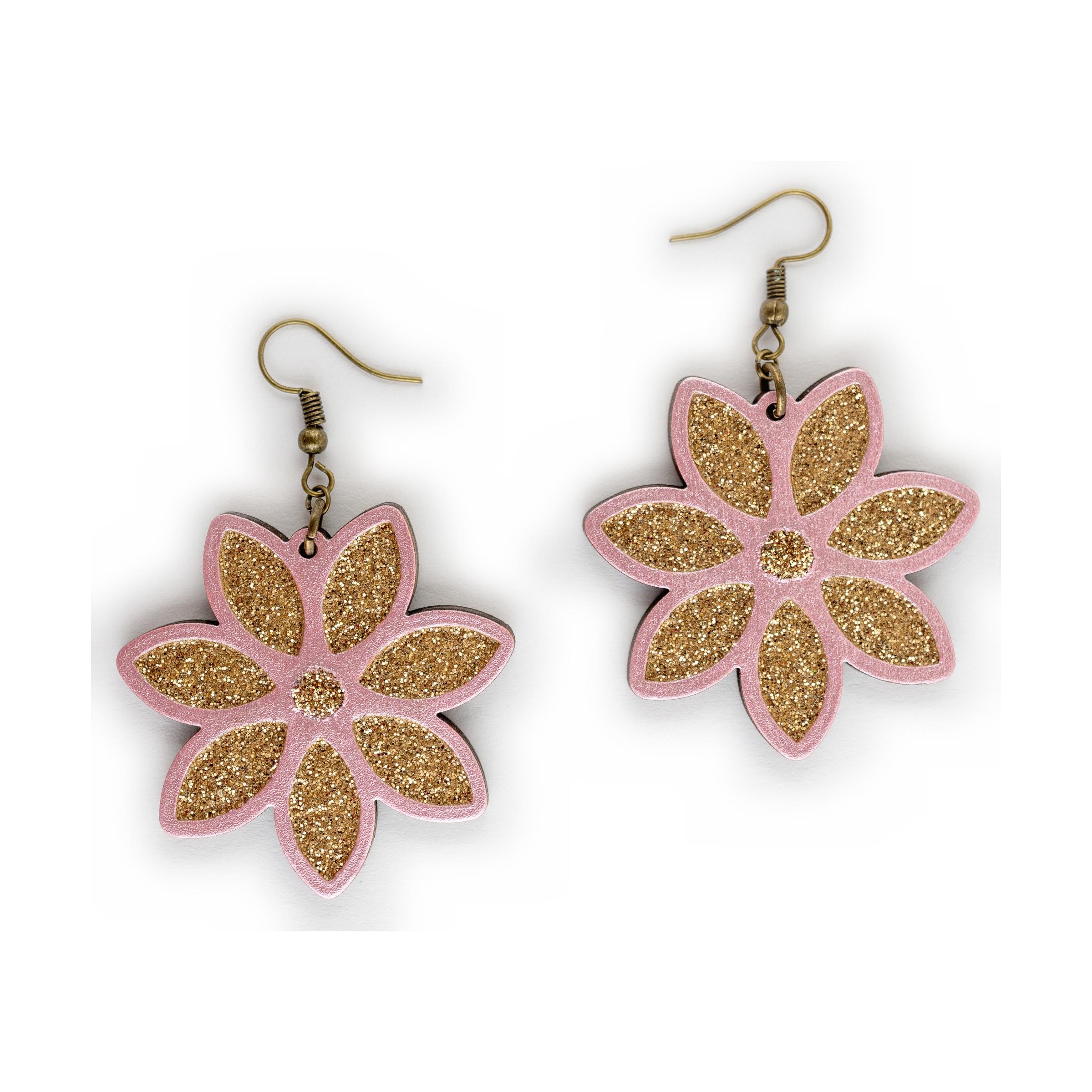Elegant Bloom Outline - Purple